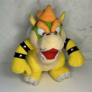 Bowser‎ Super Mario Bros SE601-186 Japanese Tag Plush Nintendo 11"